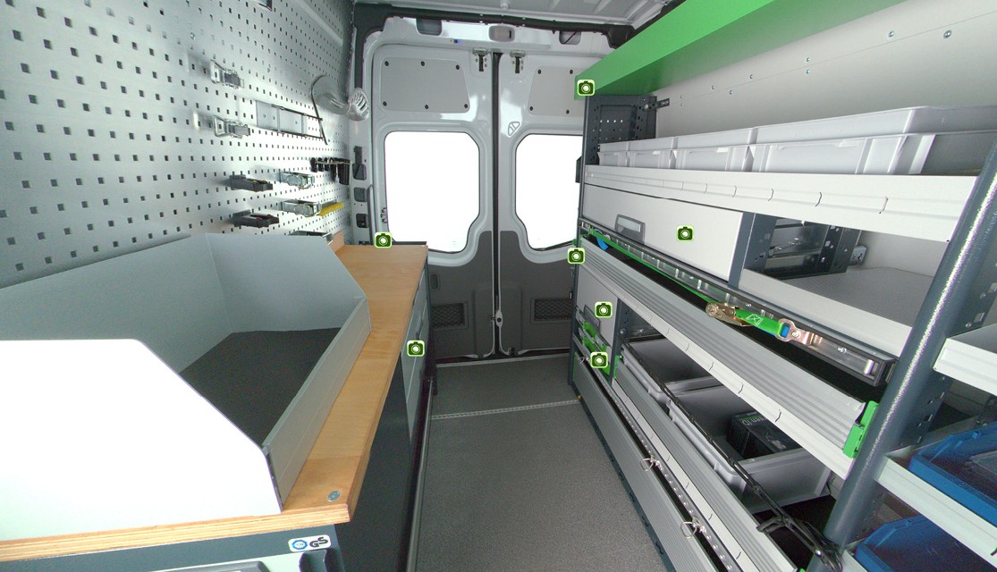 Fahrzeugeinrichtung Innenansicht