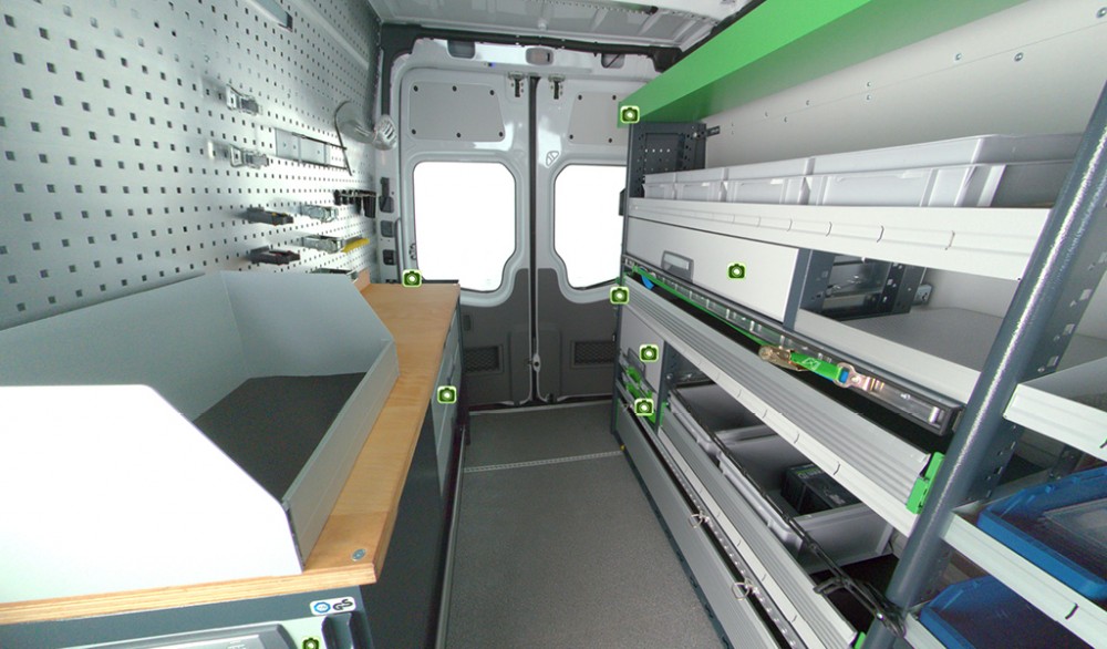 Fahrzeugeinrichtung Innenansicht